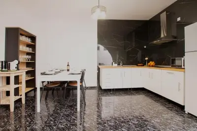 Una cocina o zona de cocina en Casa Sunshine Paradise