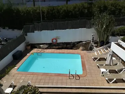 Piscina en o cerca de Vacaciones al sol San Agustin con piscina y WIFI