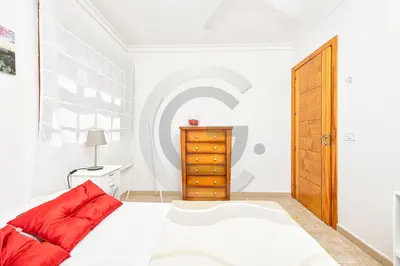 Cama o camas de una habitación en Sun & Beach Apartment