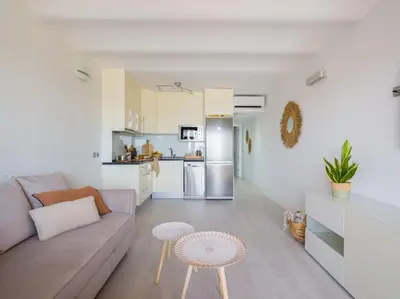 Una cocina o zona de cocina en Apartamento Primera Línea de Playa