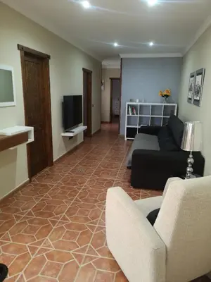 Una televisión o centro de entretenimiento en La casa de Rei