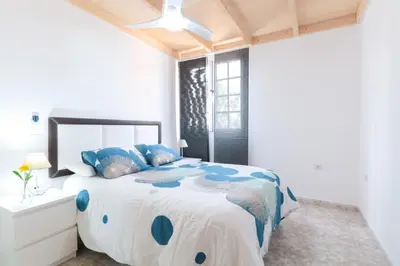 Cama o camas de una habitación en Las Palmas Central Rooms