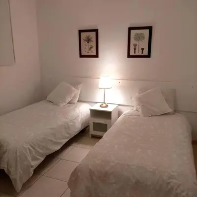 Cama o camas de una habitación en Apartamento en Puerto Rico,Mogan