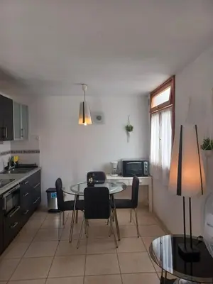 Una cocina o zona de cocina en Apartamento en Puerto Rico,Mogan