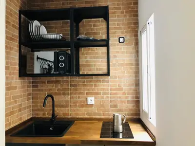 Una cocina o zona de cocina en Nomad Apartments Gran Canaria