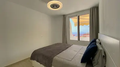 Cama o camas de una habitación en Inagua Sol apartment
