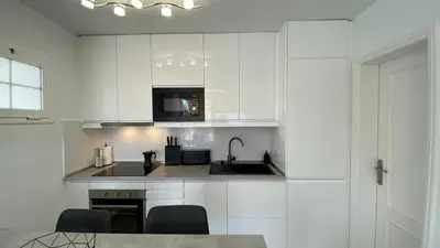 Una cocina o zona de cocina en Inagua Sol apartment