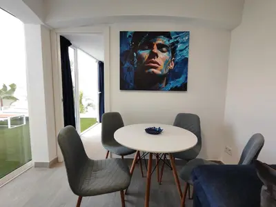 Zona de estar de Bungalow 