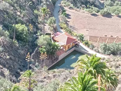 Paisaje cerca de este chalet de montaña