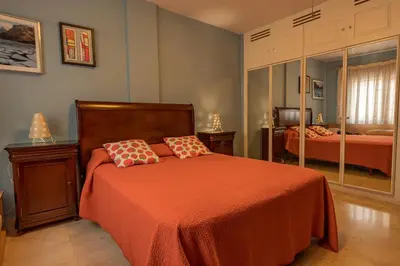 Cama o camas de una habitación en Mirador Canteras-Auditorio