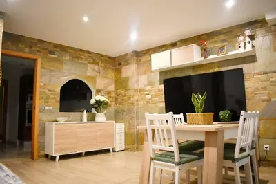 Zona de estar de La Puntilla Deluxe Apartment