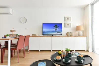 Una televisión o centro de entretenimiento en Las Nasas 4 by VillaGranCanaria