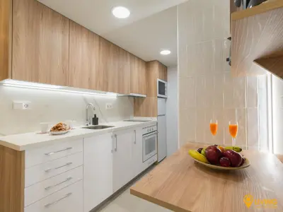 Una cocina o zona de cocina en Living Las Canteras Homes- BEACHFRONT AQUAMARINA