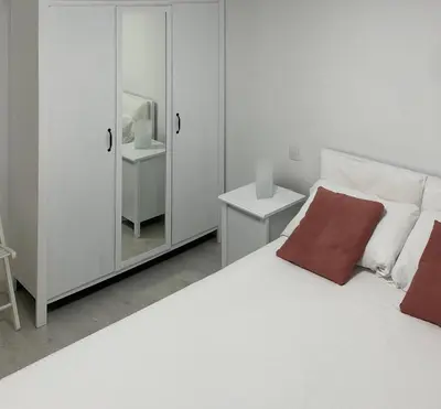 Cama o camas de una habitación en PURA VIDA Beach Suite