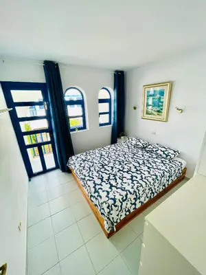 Cama o camas de una habitación en Maspalomas Casa Atlantico