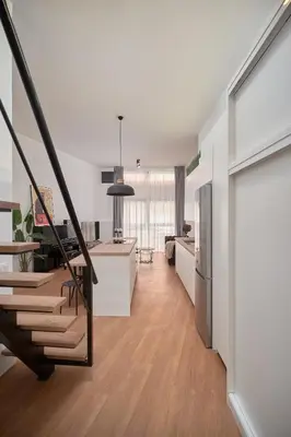 Zona de estar de Mary Sánchez Beach Apartments