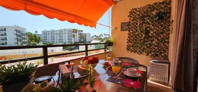 Un balcón o terraza de Bright Apartment Playa del Inglès