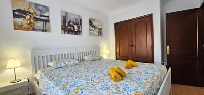 Cama o camas de una habitación en Bright Apartment Playa del Inglès