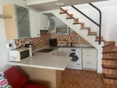 Una cocina o zona de cocina en Raga Home - Bungalow with swimming pool in Maspalomas