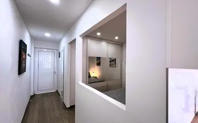 Cama o camas de una habitación en Seaview estudio