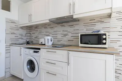 Una cocina o zona de cocina en La Hermosita