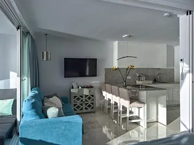 Una cocina o zona de cocina en Doñana 1021