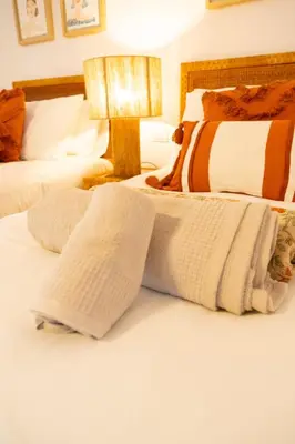 Cama o camas de una habitación en Vivienda Vacacional Pasito Blanco 1