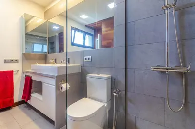 Un baño de Villa Al Alba