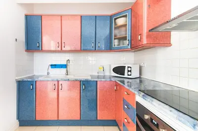 Una cocina o zona de cocina en Casa Pizquito Agaete con piscina