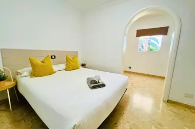 Cama o camas de una habitación en FAMILY VILLA Playa del Inglés by Canary Vacation Villas
