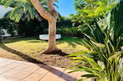 Jardín al aire libre en FAMILY VILLA Playa del Inglés by Canary Vacation Villas