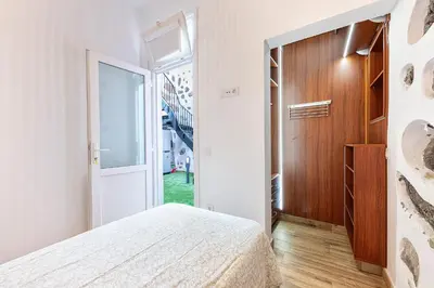 Cama o camas de una habitación en CASA EL ROQUE