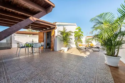 Un balcón o terraza de Bungalow Arcos 79