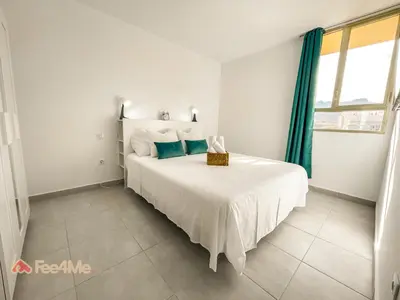 Cama o camas de una habitación en Fee4me Gáldar, Agaete Valley and Sardinas Beach