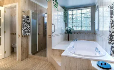 Un baño de Villa Monte Leon