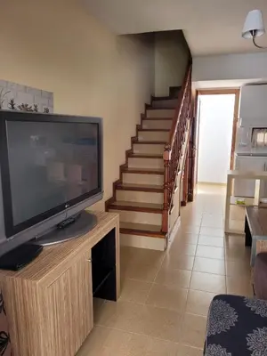 Una televisión o centro de entretenimiento en Casa Daniella Vibbecanarias Maspalomas