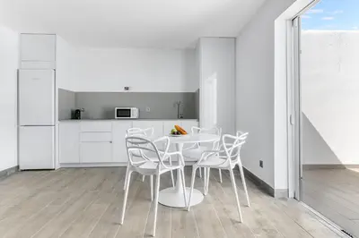 Una cocina o zona de cocina en Home2Book Marly Ocean View San Andrés Beach