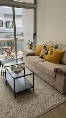 Zona de estar de Apartamento al lado de La Playa de Las Canteras
