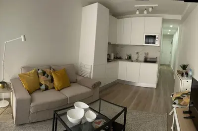 Una cocina o zona de cocina en Apartamento al lado de La Playa de Las Canteras