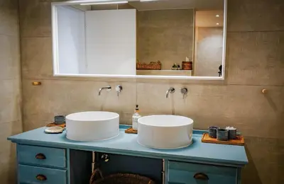 Un baño de Beachfront Haus Meer in the heart of Arguineguin