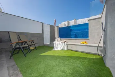 Un patio o zona al aire libre en Villa Galatea - San Agustín