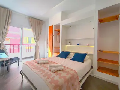 Cama o camas de una habitación en Afri