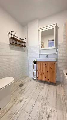 Un baño de Blue Sea