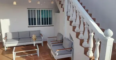 Zona de estar de Ocean view sunset terrace - near Anfi del Mar
