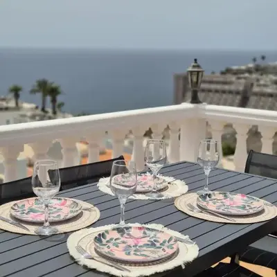 Ocean view sunset terrace - near Anfi del Mar