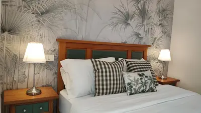 Cama o camas de una habitación en GUANARTEME VIBES