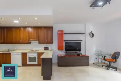 Una cocina o zona de cocina en Martina Apartment Las Canteras-Auditorio