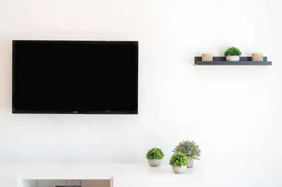 Una televisión o centro de entretenimiento en Residencial Las Candelarias 36