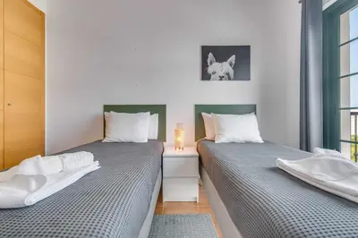 Cama o camas de una habitación en Residencial Las Candelarias 36
