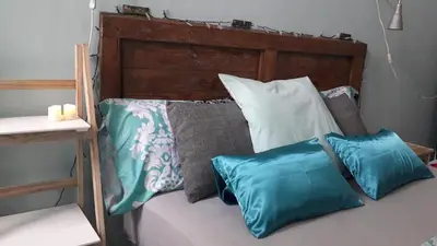 Cama o camas de una habitación en Stone and Sea